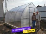 Теплица "Капелька" из поликарбоната 3х4м